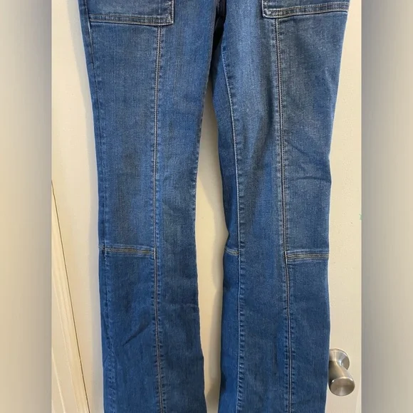 Pilcro & the Letterpress by Anthropologie High Rise Bootcut Jeans Size 28 - Picture 10 of 16